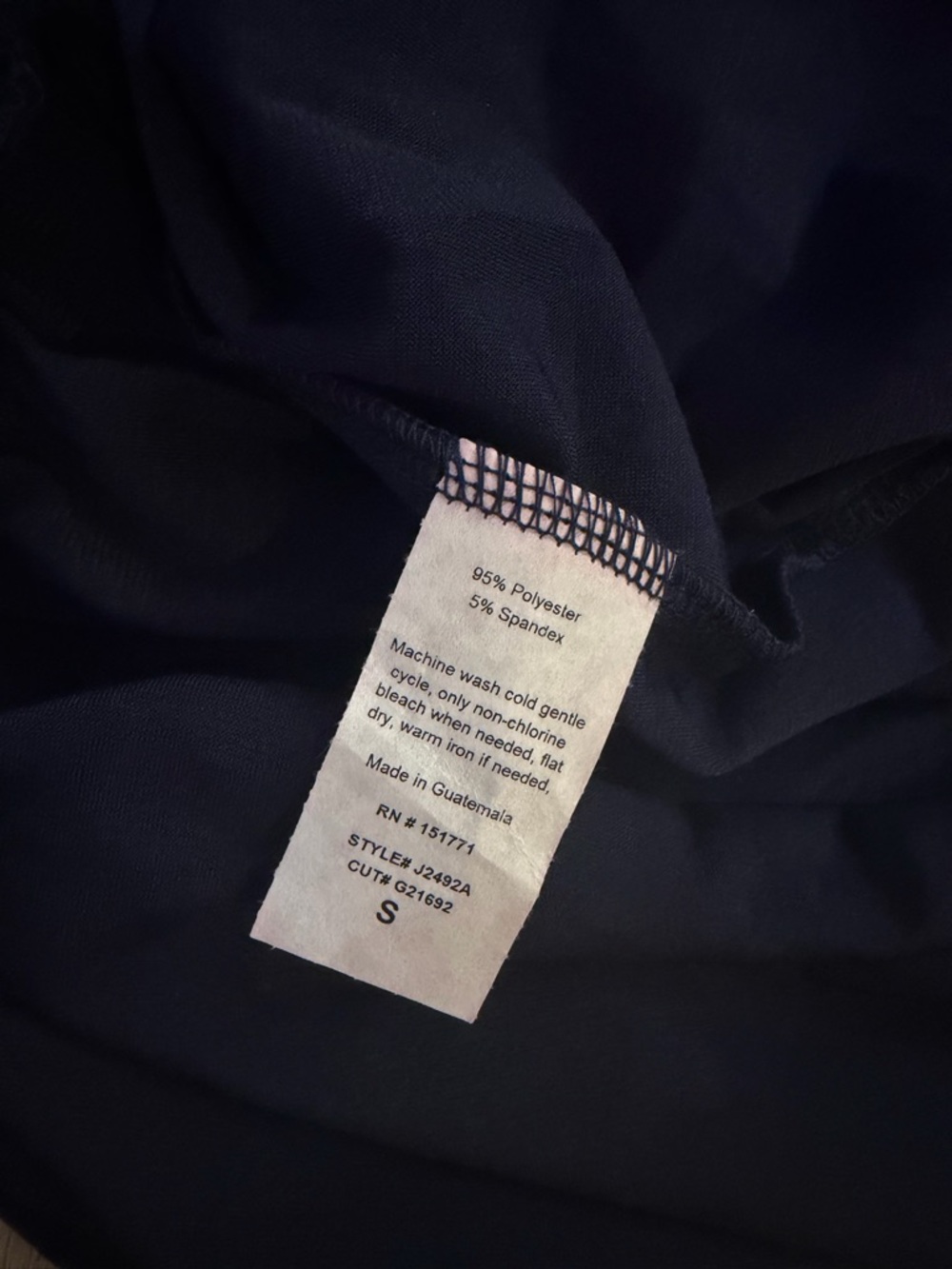 Kaileigh Rochelle Navy Wide-Leg Knit Jumpsuit with Side Tie - Picture 5 of 8